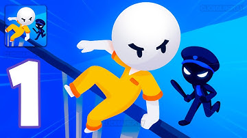 Prison Escape 3D - Jailbreak Gameplay Walkthrough Part 1 - Tutorial Escape From Jail (Android,iOS)