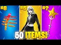 50 Most TRYHARD Fortnite Items!