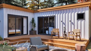 Shipping Container House – L-Shaped House screenshot 4