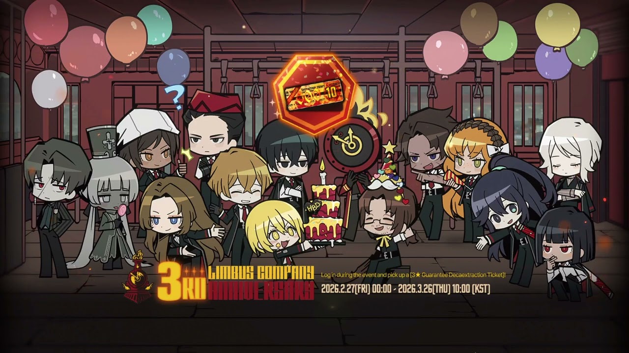 Limbus Company 3rd Anniversary セット 3rd anniversary art - Limbus Company - YouTube