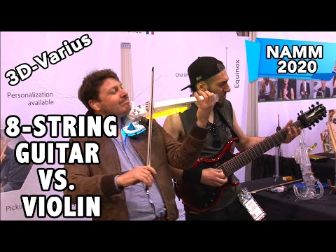 guitar-vs-electric-violin-head-cutting-duel-at-namm-2020-3dvarius-booth
