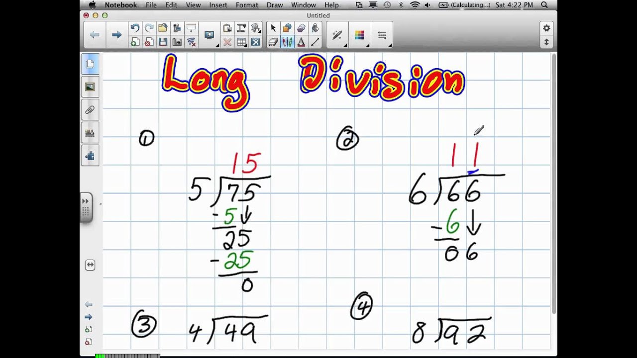 How to calculate Long Division (Grade 4 6:19:12).mov