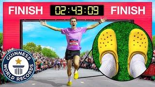 Marathon in Crocs World Record!