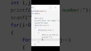 &quot;C Program to Print the Pattern of Letter &#39;V&#39; &quot;