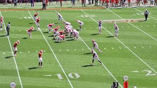 Second White Team scoring drive ends with Sawicki FG in 2019 Clemson spring game.
