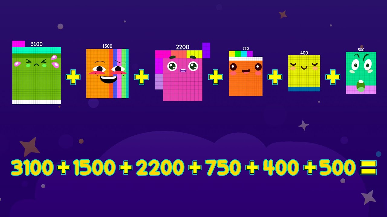 Random Numberblocks Numberblocks | 6 Random Numberblocks Addition | Add Six Number | Sum Of ...