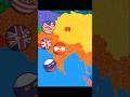will 🤨 akhand bharat &amp; king dynasty goes to war 😡 #countryballs #shortsfeed