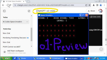 ChatGPT o1-Preview Codes Space Invaders Game in C! 👾🚀| Live Demo
