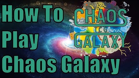 How to Play *CHAOS GALAXY TCG* (In Under 5 Minutes)