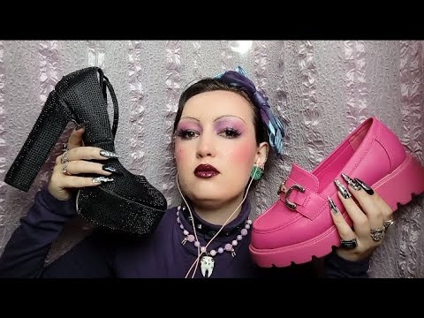 ASMR Shoe Tapping and Scratching with Long Nails 👠 Grebanje i Tapkanje po Obući🥿