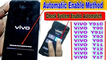Vivo Y91c, Y90, Y91i, Y93, Y95, Y11, Y12, Y15, Y17 All Type Password, Pattern Lock Remove | 100% Ok