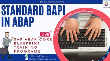 Standard Bapi in ABAP