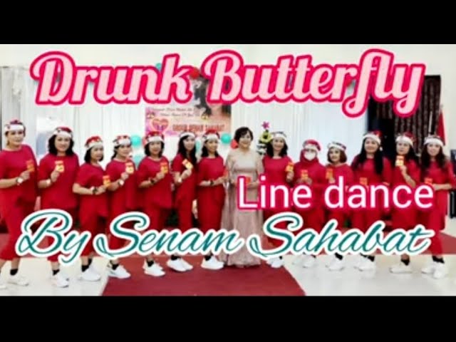 Drunk Butterfly~Ciu Cui De Hu Tie~Line Dance||By senam Sahabat😍 class=