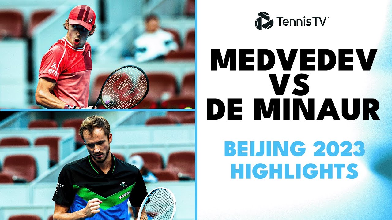 Daniil Medvedev vs Alex De Minaur | Beijing 2023 Highlights