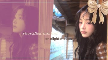 Split transition tutorial - on alight motion ✶