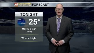 WQOW 7 day forecast, Chilly weather screenshot 2