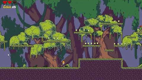 My 2d Side Scrolling Platformer 1st Video