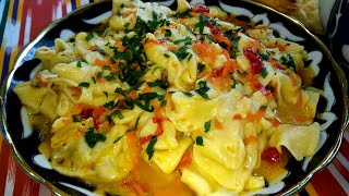 Узбекские манты в бульоне, без мантоварки. Правильный рецепт. Manti. #вкусняшки Узбекские манты в бульоне, без мантоварки. Правильный рецепт. Manti. #вкусняшки