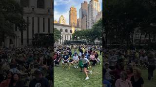 Musical Chairs at Bryant Park but make it your life mission 🫡