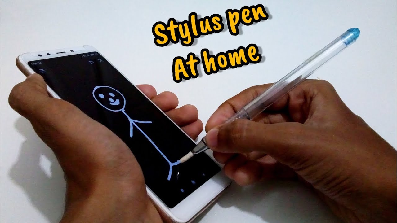 How to make a Stylus Pen at home from a Pen Stylus Pen Uzi Crafts