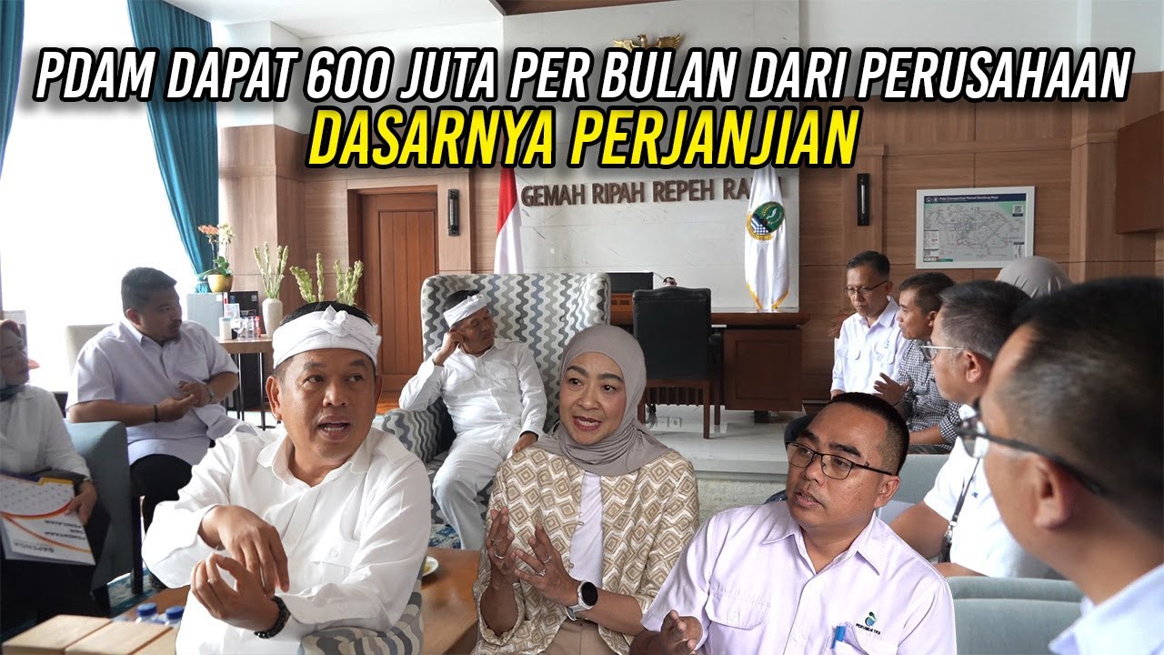PDAM MENDAPAT BAYARAN 600 JUTA PER BULAN DARI PERUSAHAAN | DASARNYA PERJANJIAN