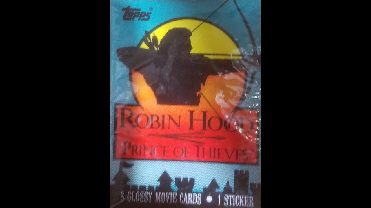 1991 ROBIN HOOD PRINCE OF THIEVES 55 CARD SET PLUS 9 CARD STICKER SET 