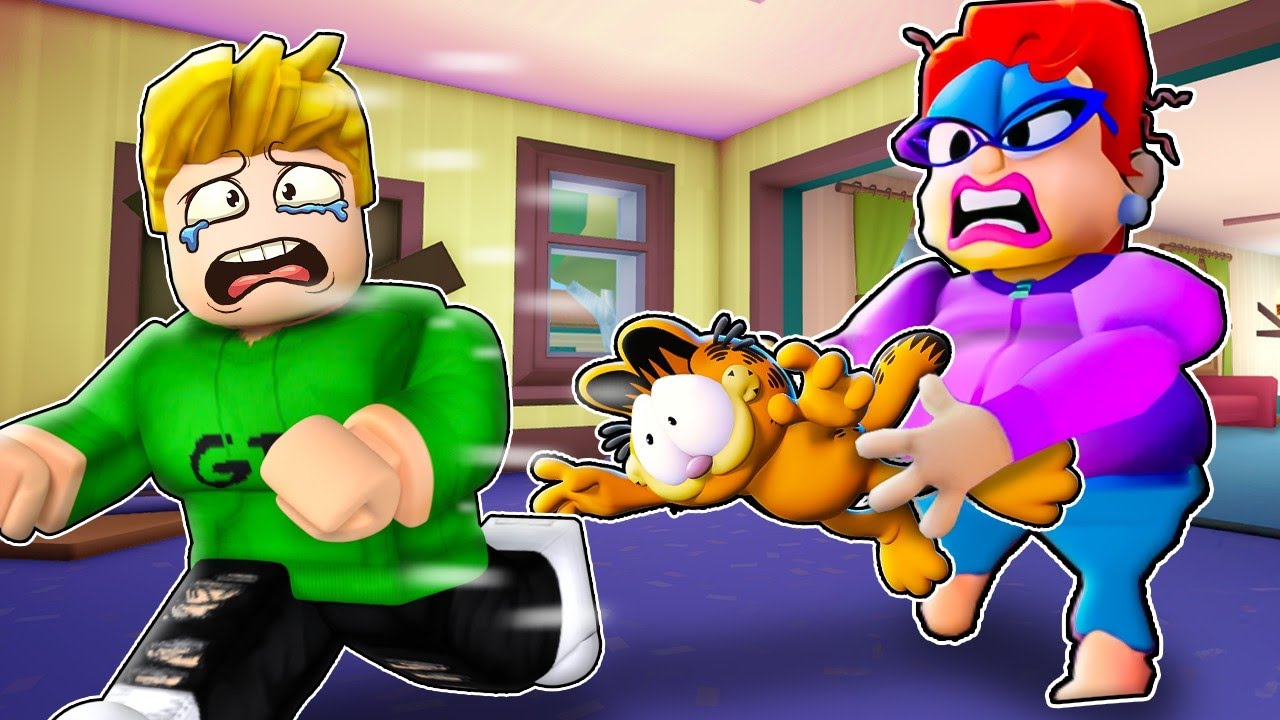We Save Our Cat From Crazy CAT LADY In ROBLOX !!! 😲