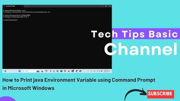 How to Print java Environment Variable using Command Prompt in Microsoft Windows #tips #windows
