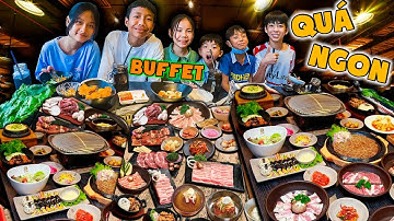 Thái Chuối | Dẫn Trẻ Trâu Đi Ăn Buffet Nướng Mừng 350 Nghìn Subcribe