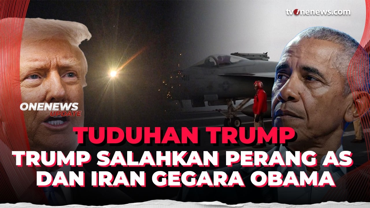 Trump Salahkan Konflik Nuklir dengan Iran Gegara Kesepakatan Obama | OneNews Update
