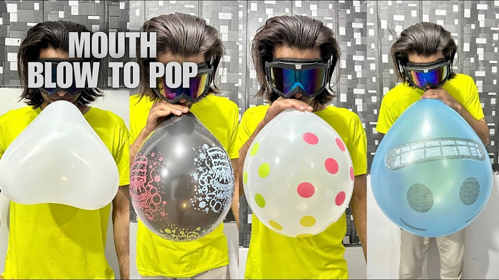 30 Balloon Popping CHALLENGE with Mouth in Just 15 Minutes!