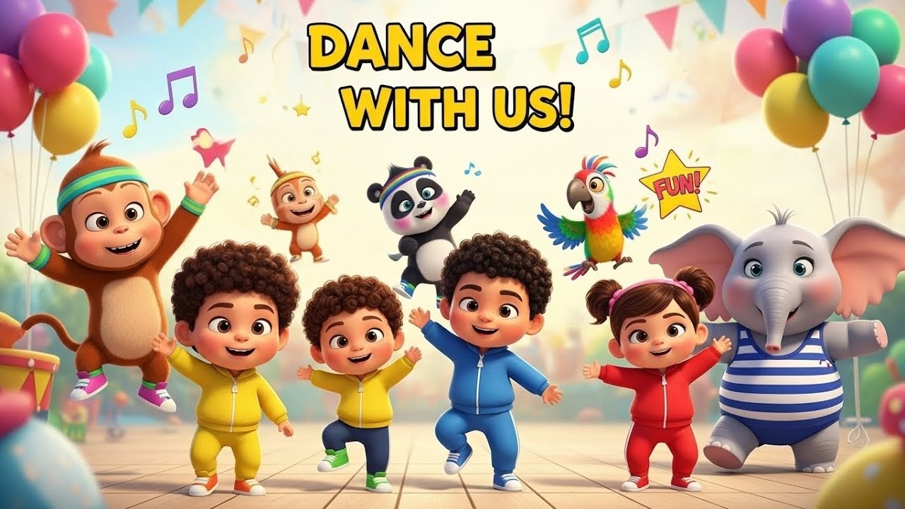 Zumba Dance Song for Kids | Fun Animal Dance Party