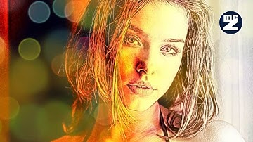 Speed Tutorial Gimp - Artistic Portrait With Bokeh Effect