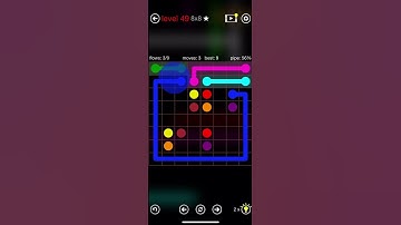 Flow Free - Manias - 8x8 Mania - Level 49