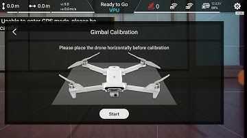 FIMI X8 Check parameters and calibration at home