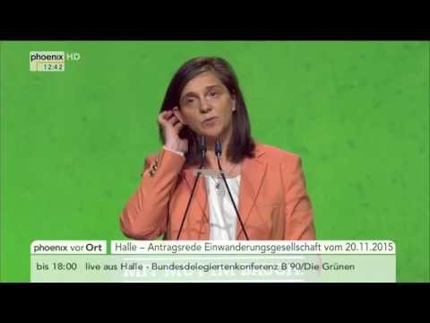 Bundesdelegiertenkonferenz B'90/Grüne: Katrin Göring-Eckhardt am 20.11.2015