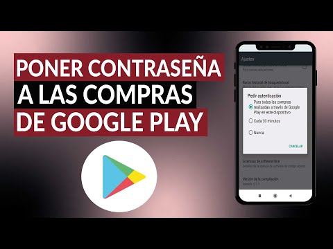 Cómo poner contraseña a las compras de la GOOGLE PLAY STORE fácilmente