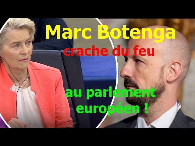 Marc Botenga crache du feu au parlement européen