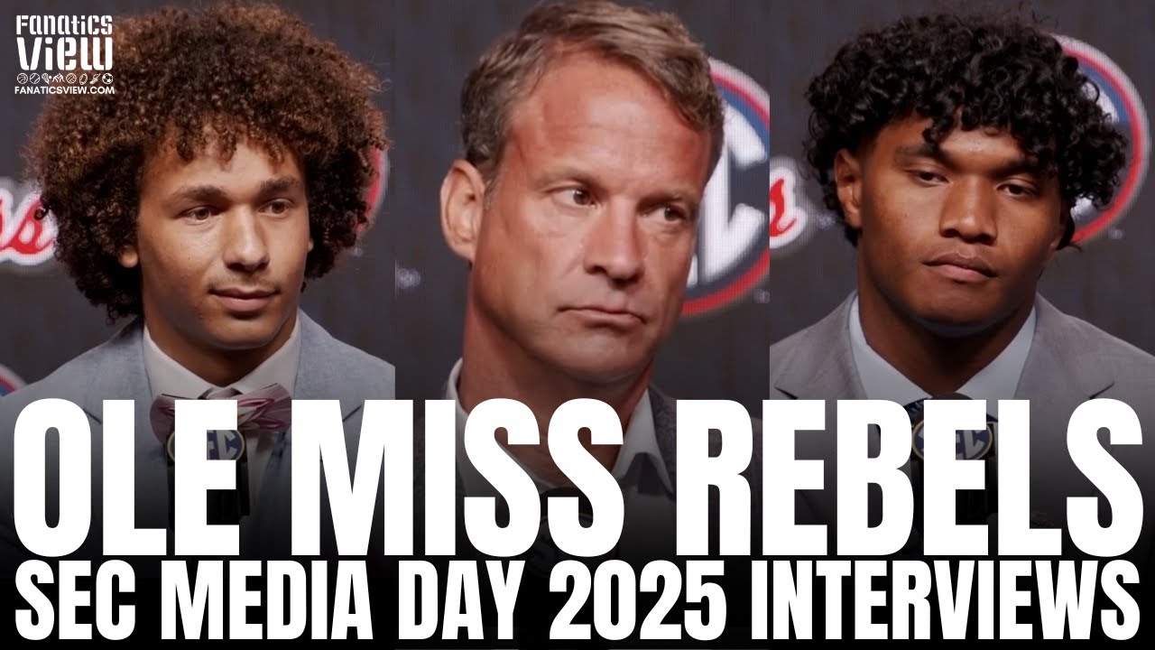 Lane Kiffin & Ole Miss Rebels Football Discuss Rebels Future, Upcoming Season at SEC Media Day 2025