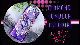 Easy Diamond Tumbler Tutorial - No template needed