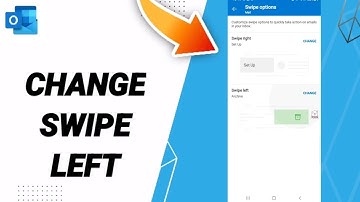 How To Change Swipe Left On Outlook App