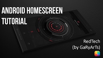 RedTech (by GaRyArTs) - Android Homescreen Tutorial