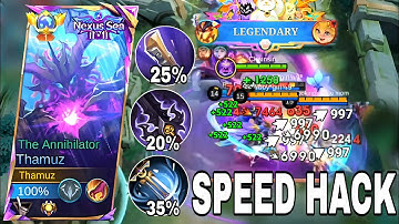 THAMUZ HIGH ATTACK SPEED IS DEADLY 🔥 THAMUZ BEST 1 HIT BUILD 2025