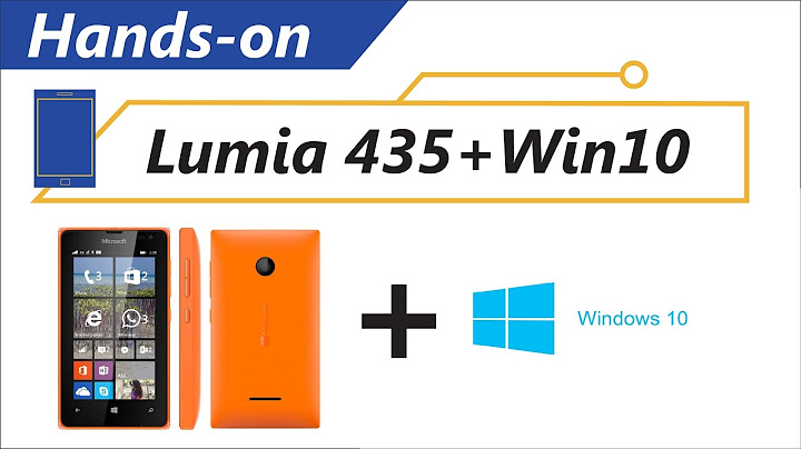 Lumia 435 up lên windows 10