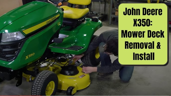 How To Install A Mower Deck Belt John Deere 48” Edge 54 Off