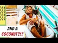 Van decked out with a bath (and coconut?!) Tour of DIY Sprinter van conversion | Van life Australia