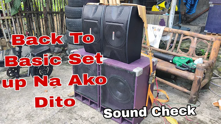 Mixer To Maximizer Dual Amplifier Sound Check  