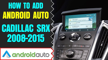 Android Auto Cadillac SRX - How To Add Android Auto Apple CarPlay to Cadillac SRX HDMI DVD TV Input