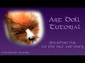 Creature Doll Tutorial: Adding Fur to the Face and Paws