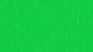 Green Screen Rain Fall 4K